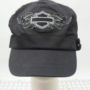 Genuine MotorClothes - Black - Harley Davidson - Spirited Biker Cap - Size L